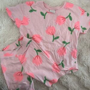 Zara Pink Floral Kids Matching Set